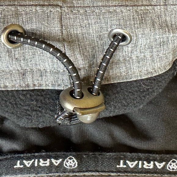 NEW Ariat Men's Light Gray 2.0 Vernon Soft Shell Zip Up Jacket Vest size S - Picture 10 of 11